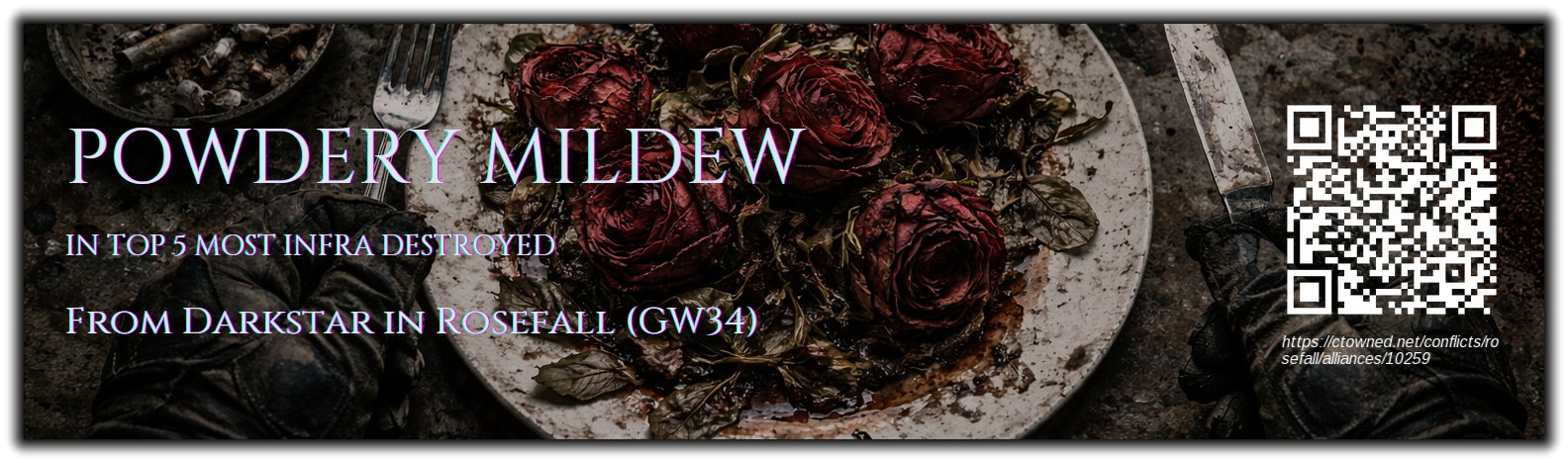 Powdery Mildew ribbon