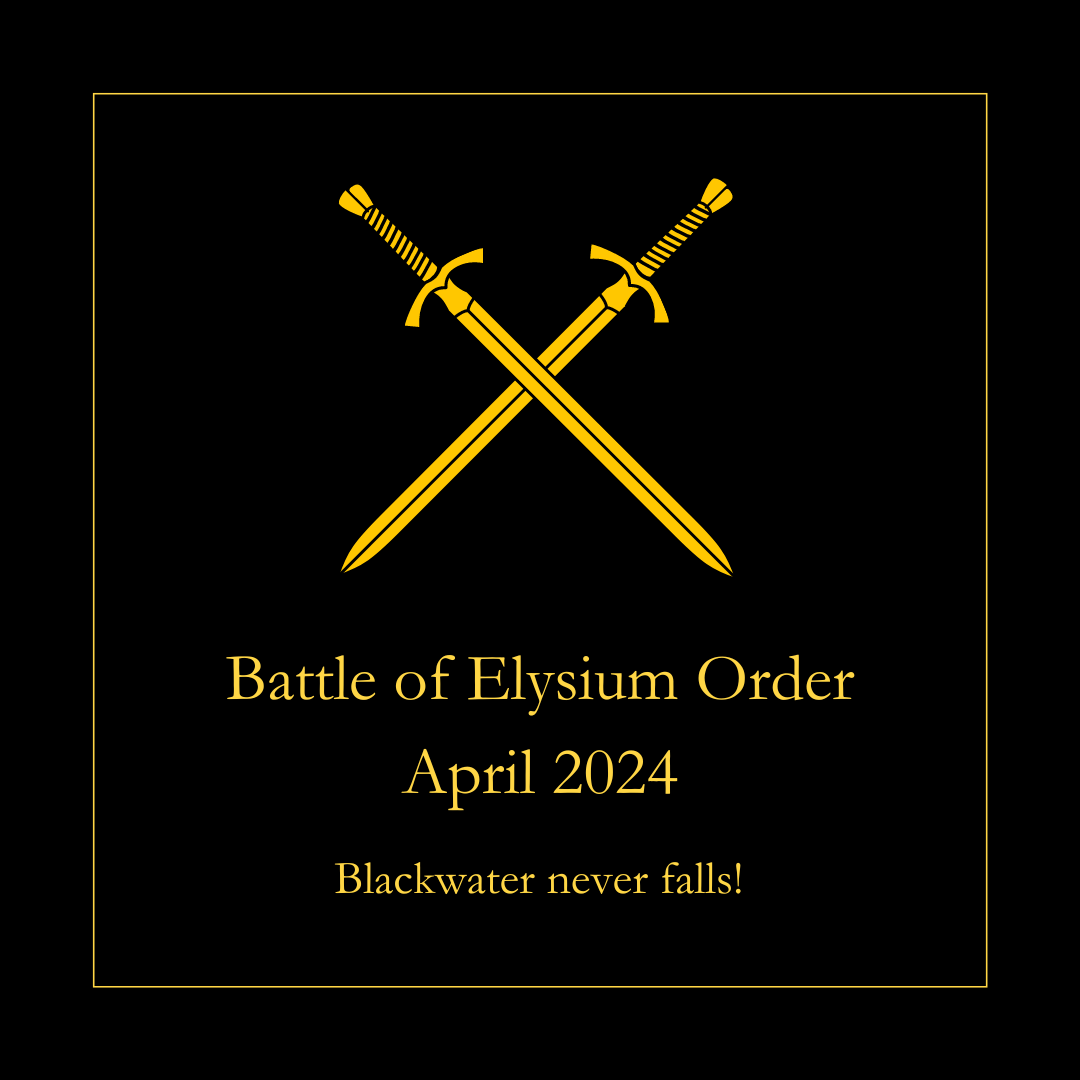 "Battle of Elysium Order - April 2024" ribbon