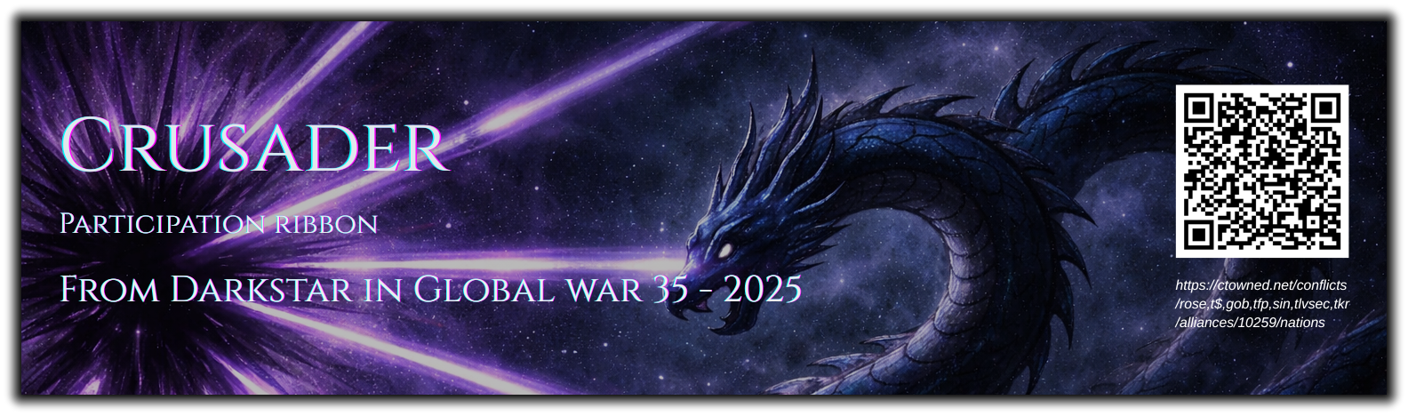 Fought for Darkstar in Global War 35 (GW35) ribbon