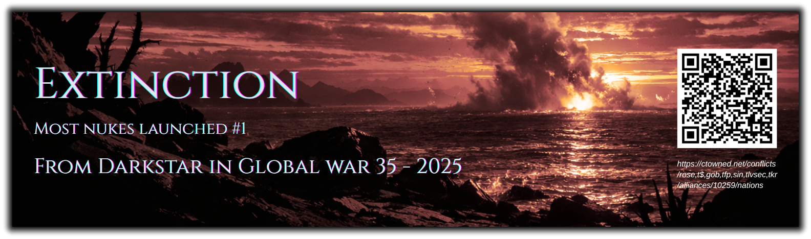 Most Nukes Launched for Darkstar in GW35 ribbon